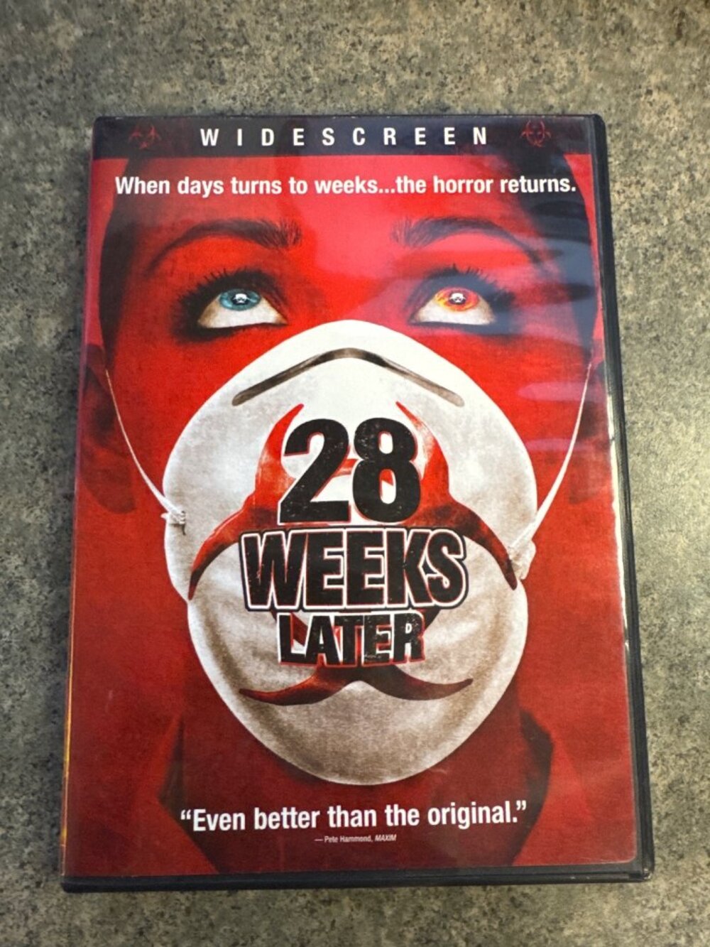28 Weeks Later DVD Widescreen Horror Movie 2007 Special Features